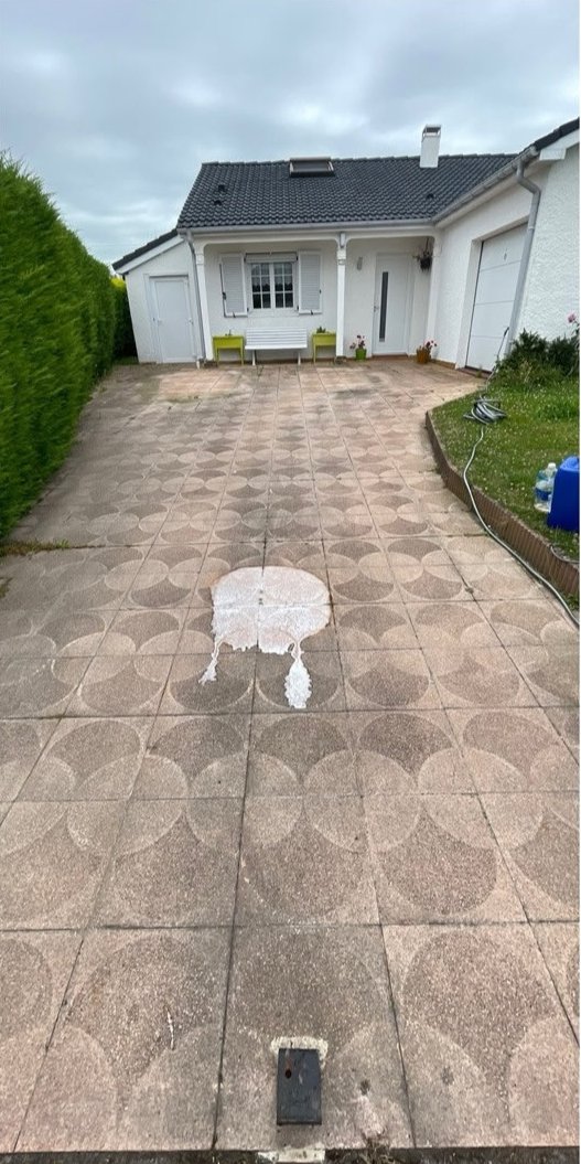 Avant – Nettoyage Allée